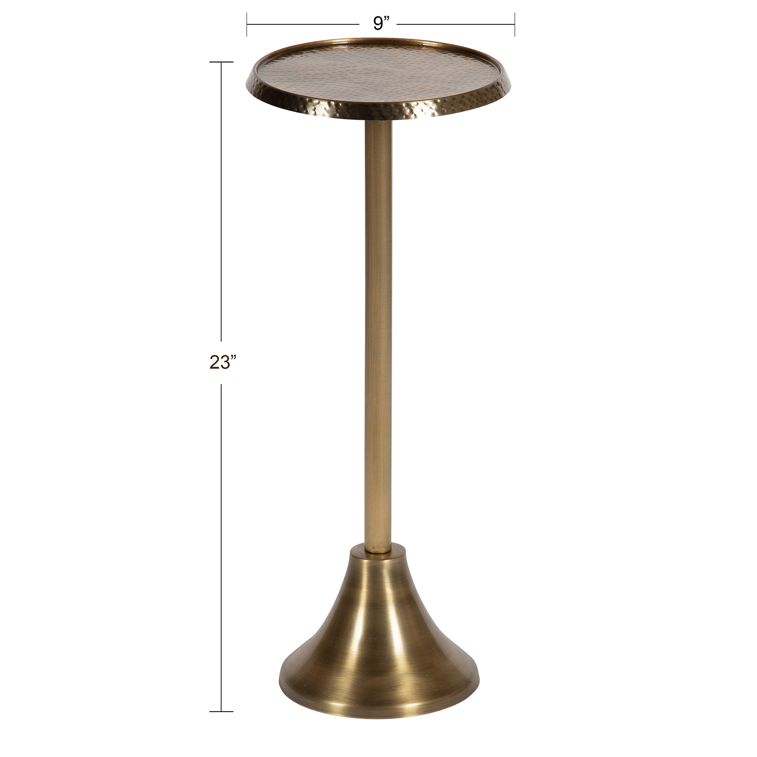 Amazon.com: Kate and Laurel Sanzo Bohemian Side Table, 9 x 9
